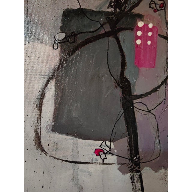 Gloria T. Roberts Abstract Geometric Original Oil Painting For Sale - Image 10 of 13