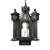 Vintage Tuscan Style Black Turret Chandelier, Handmade Ironwork. For Sale - Image 10 of 10