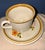 Vintage 1970s Mikasa Stone Manor 24-Piece Coffee Cup & Saucer Set with Floribunda Saucers, Creamer Pitcher, Sugar Bowl...