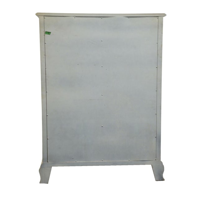 Kindel Furniture Off White Painted Country French Provincial 37" Chest of Drawers For Sale - Image 11 of 12