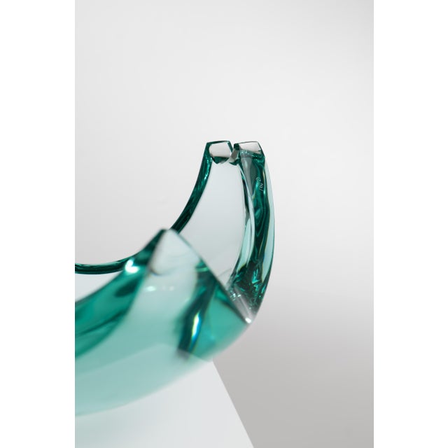 Mid-Century Modern Decorative Dish Bowl by Erwin Walter Burger for Fontana Arte, 1970s For Sale - Image 3 of 8