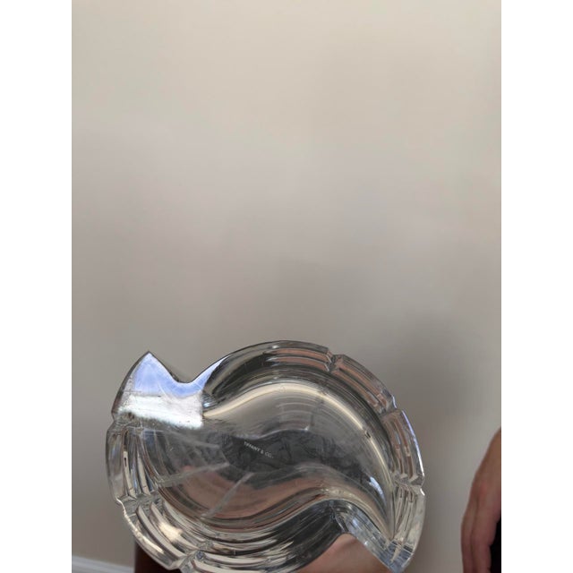 1980s Tiffany & Co Cut Crystal Vase For Sale - Image 13 of 14