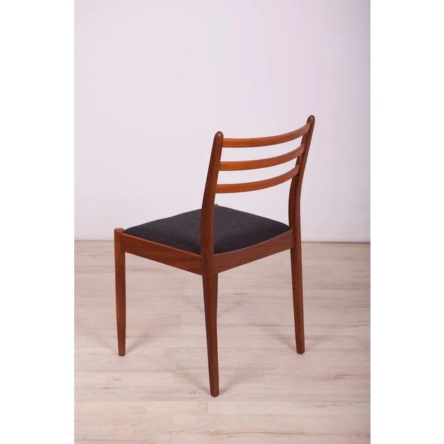 Fabric and Teak Dining Chairs by Victor Wilkins for G-Plan, 1960s, Set of 4 For Sale - Image 6 of 11