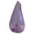 Circa 1970 French Glass Purplish-Colored Pear-Shaped Vase For Sale - Image 13 of 13