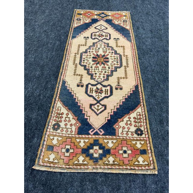 Turkish Yastik Rug 1'5" x 3'6" #23952 Explore a curated collection of hallway runners, wool rugs, and handmade...