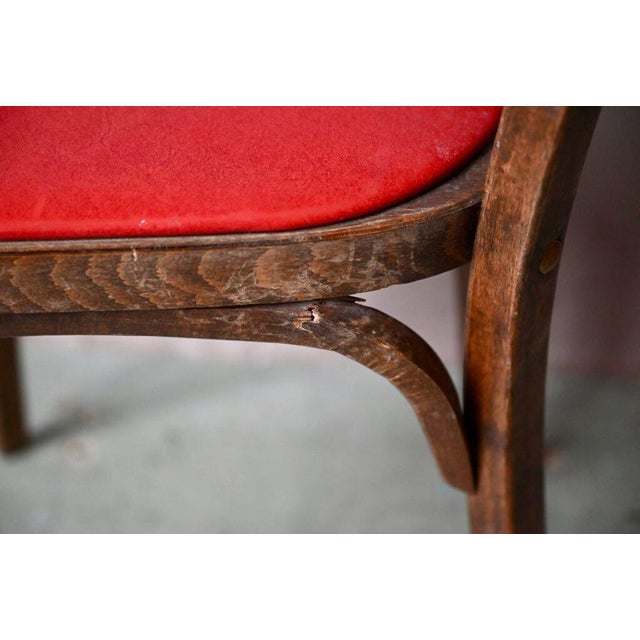 Vintage Bistro Chairs from Baumann, 1950s, Set of 2 For Sale - Image 10 of 12