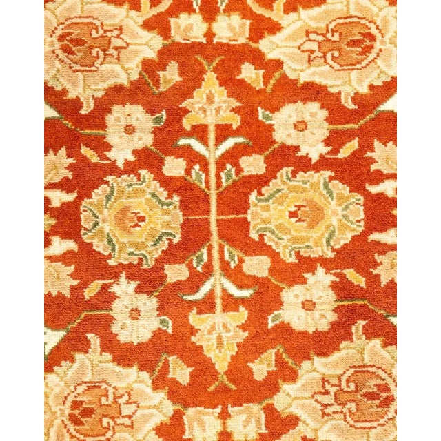 Traditional Mogul, One-of-a-Kind Hand-Knotted Area Rug in Orange, 8' 0" x 10' 0" For Sale - Image 3 of 8