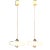 Opaline Pleated Glass Light Pendants, Set of 2 For Sale - Image 7 of 7