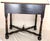 Late 19th Century Antique Oak William & Mary Side Table With Cross Stretcher For Sale - Image 5 of 15