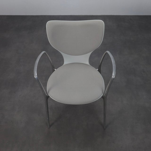 Metal Gorka Dining Chairs by Jorge Pensi for Akaba, Spain, 1990s, Set of 6 For Sale - Image 7 of 12