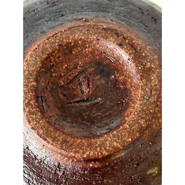 Brilliant Clog-Form Ceramic Tea Bowl by Toshiko Takaezu For Sale - Image 16 of 16