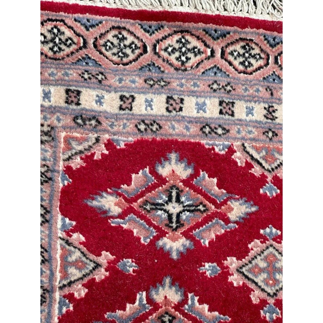 Gray Small Vintage Pakistani Rug, 1980s For Sale - Image 8 of 13