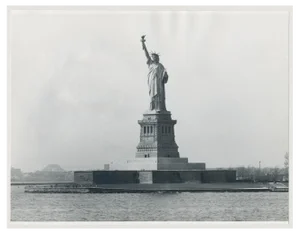 Statue of Liberty, USA, 1960s, Black & White Photograph