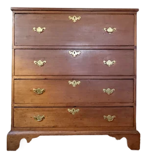 Early 19th Century American Pennsylvania Pine Chest of Drawers