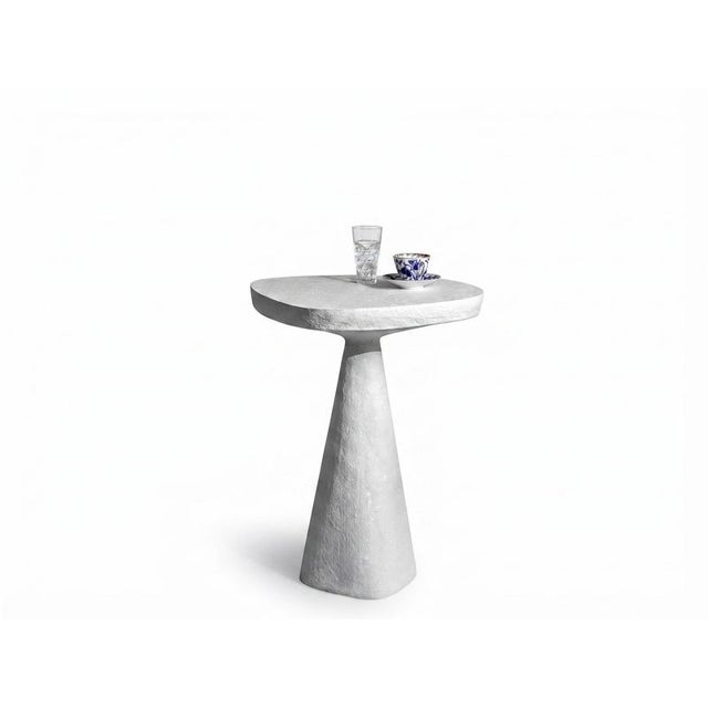 Plinth column high side table by donatas zukauskas dimensions: w 53 x l 60 x h 74 cm. Materials: handcrafted mineral...