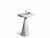 Plinth column high side table by donatas zukauskas dimensions: w 53 x l 60 x h 74 cm. Materials: handcrafted mineral...