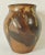 1980s Vintage Studio Sand Art Pottery Drip Glaze Ginger Jar Vase Signed & Marked For Sale - Image 5 of 11