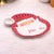 Contemporary Santa Ho Ho Ho Ceramic Plate (Set of 2) For Sale - Image 3 of 4