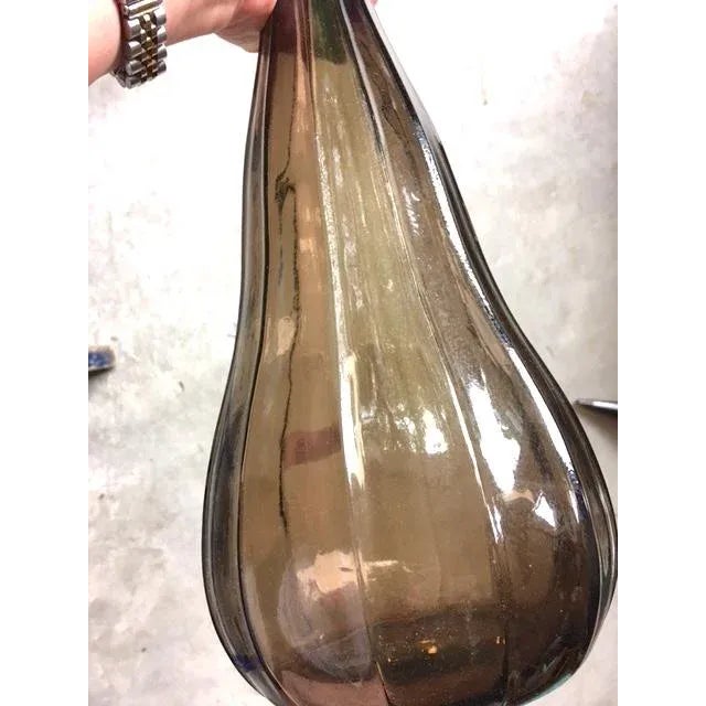 Mid-Century Vintage Italian Impoli Bottle With Stopper For Sale - Image 4 of 8