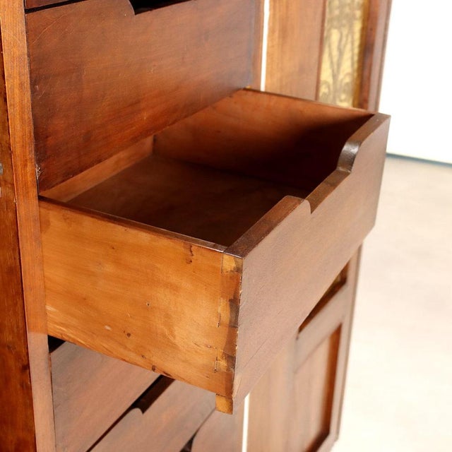 Neo-Renaissance Style Poplar Cabinet For Sale - Image 5 of 11