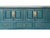 Asian Style Distressed Rustic Teal Blue Low Tv Console Table Cabinet For Sale - Image 14 of 16