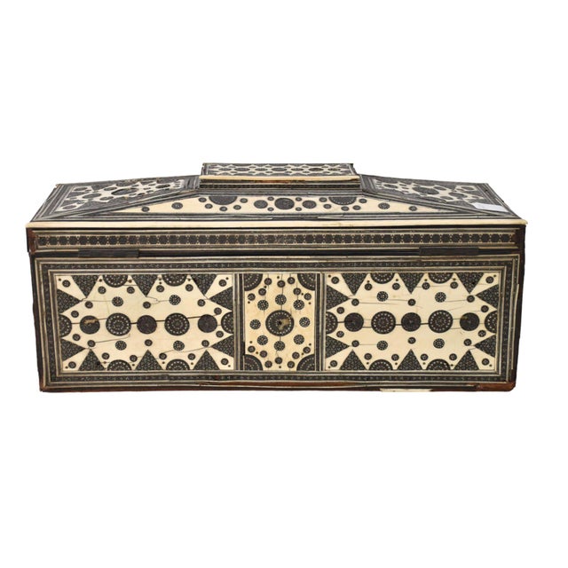 Anglo-Indian Sadeli Lap Desk, With Fitted Interiors For Sale - Image 10 of 11
