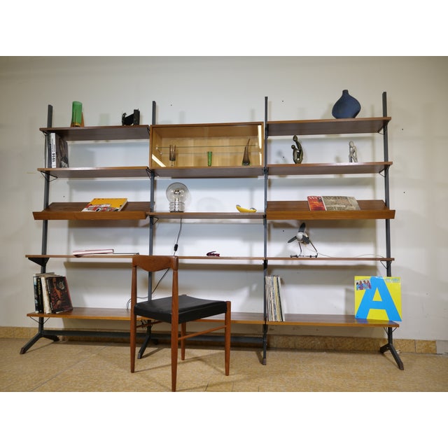 Mid-Century Freestanding Modular Shelving System by Olof Pira, 1960s For Sale - Image 16 of 18