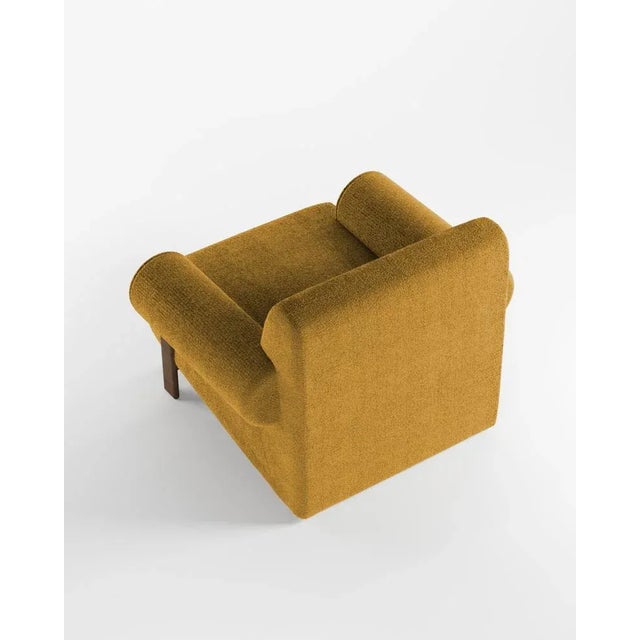 Contemporary Paloma Armchair in Boucle by Bernhardt & Vella for Collector For Sale - Image 3 of 4