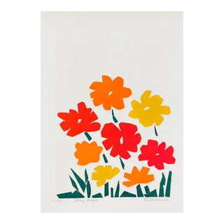 Irwin Rosenhouse Spring Bouquet Embossed Etching For Sale