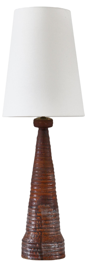 Art Nouveau Ceramic Table Lamp from Hans Henrik Petersen Hpk, Denmark, 1930s