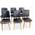Vintage Scandinavian Chairs in Leatherette, 1960s, Set of 6 For Sale - Image 4 of 16