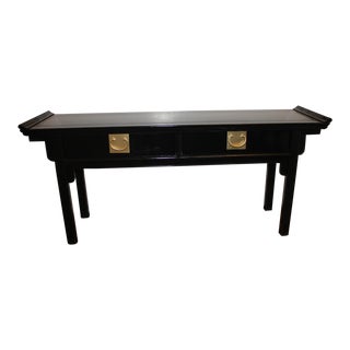 Century Furniture Chin Hua Chinoiserie Pagoda Console Table For Sale