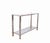 Vintage Glass and Metal Console Table by Pierre Vandel, 1970s For Sale - Image 11 of 12