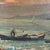 Antique Italian Coastal Village Fishermen Oil Painting – Salvaged Canvas Fragment For Sale In Tampa - Image 6 of 12
