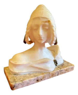Guglielmo Pugi, Bust of an Elegant Lady, Marble