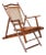 Walnut Framed Folding Steamer Deck Chair, 1890s For Sale