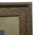 Brown Large Antique Wall Mirror With Maxfield Parrish Print Insert “Cleopatra" C1920 For Sale - Image 8 of 9