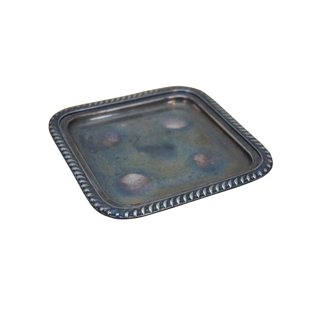 Rare antique 19th century Gorham silver soldered tray from the Auditorium Hotel in Chicago. Gorham Co, 6566, silver...