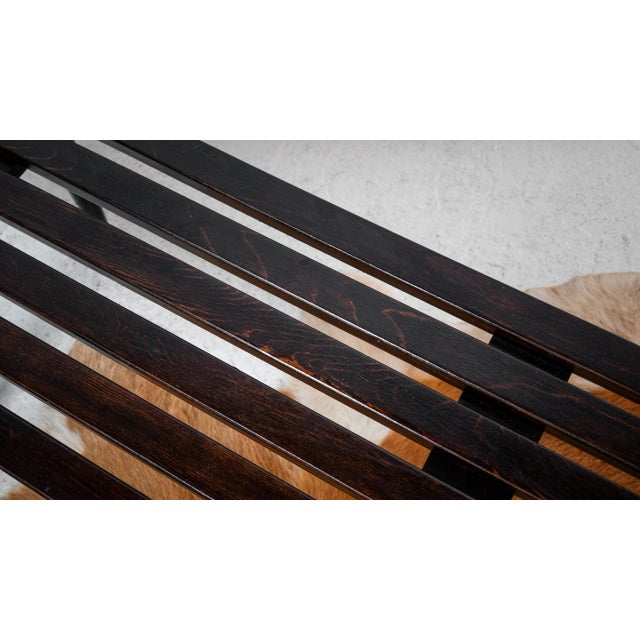 Mid-Century European Slat Bench or Coffee Table, Yugoslavia, C. 1960s For Sale - Image 16 of 16