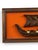 Beautiful carved wood piece from Witco! 100% all original- mounted on a burnt orange fabric backing.