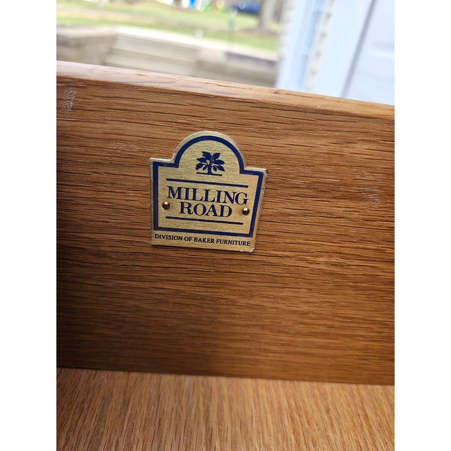 Baker Furniture Milling Road Mahogany Tall Dresser For Sale - Image 12 of 13