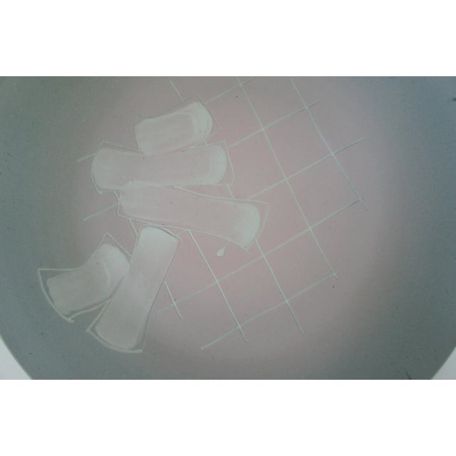 Ceramic 1970s Vintage Mid-Century Modern Art Pottery Platter For Sale - Image 7 of 12