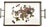 Vintage Tray with Botanical Tile from Villeroy & Boch, 1950s For Sale