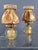 1950s Small Murano Glass Lamps in the style of Archimede Seguso, 1970s, Set of 2 For Sale - Image 5 of 6