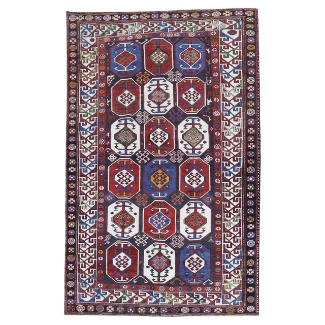 Late 19th Century Shirvan Caucasian Rug Details rug no. j3511 size 3' 11" x 5' 10" (119 x 178 cm)