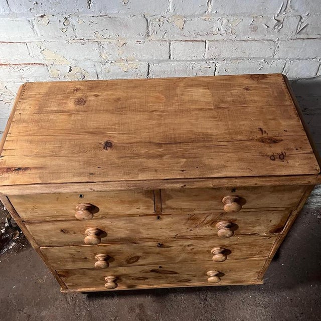 Victorian Pine Chest of Drawers For Sale - Image 9 of 14