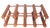 Mid 20th Century Danish Modern Architectural Teak Wine Rack Four Bottles For Sale - Image 4 of 9