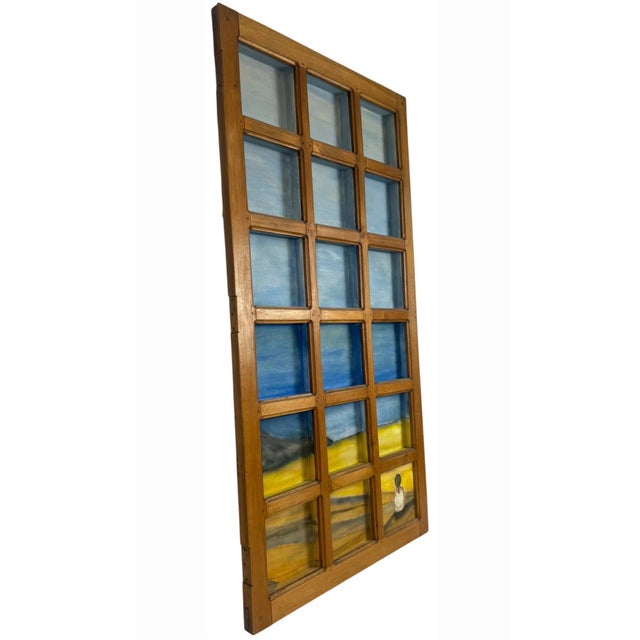 Wood Ivan Patricio Santander Baquero 1988 Mixed Media For Sale - Image 7 of 11