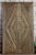 Vintage Brass-Clad Statement Hand-Carved Sliding Barn Door 80x48 For Sale - Image 4 of 7