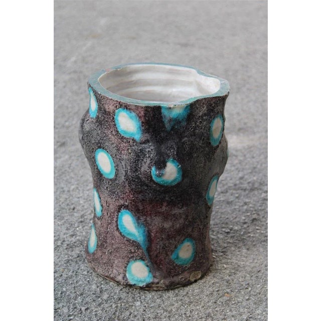 Ceramic Vase by Guido Gambone for C.A.S., 1950s For Sale - Image 11 of 12